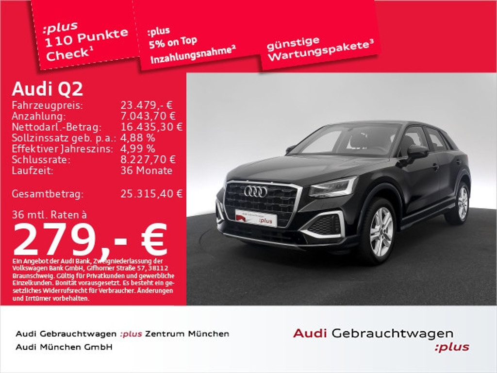 Audi Q2 2023 Benzine