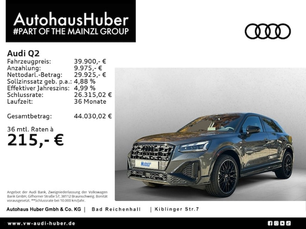 Audi Q2 2025 Benzine