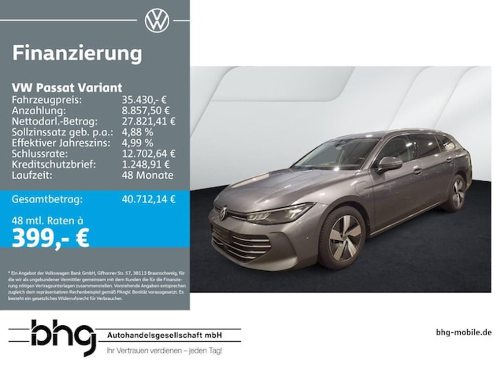 Volkswagen Passat 2025 Hybride Benzine