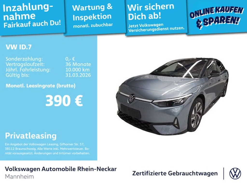 Volkswagen ID.7 2025 Elektrisch