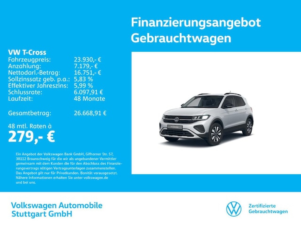 Volkswagen T-Cross 2024 Benzine
