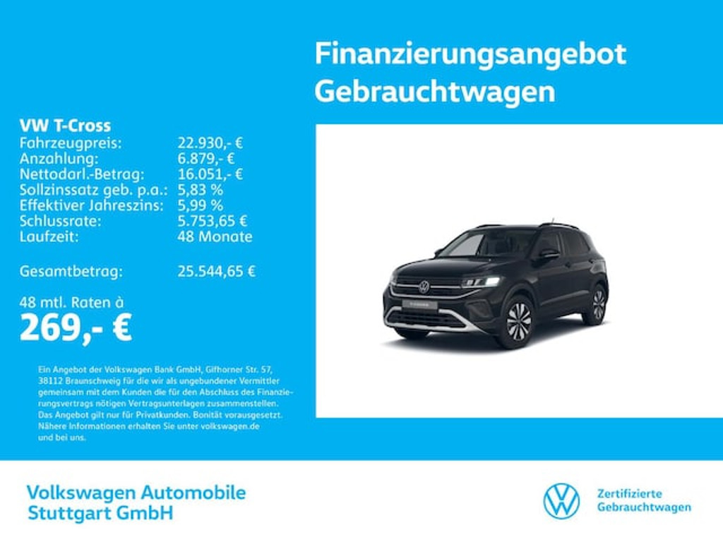 Volkswagen T-Cross 2024 Benzine