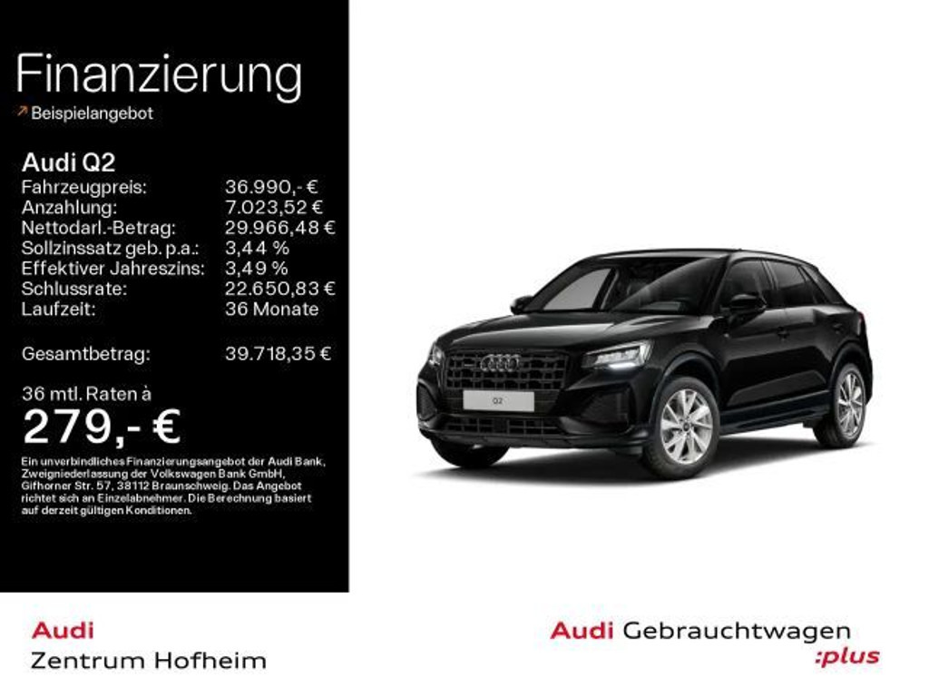 Audi Q2 2025 Benzine