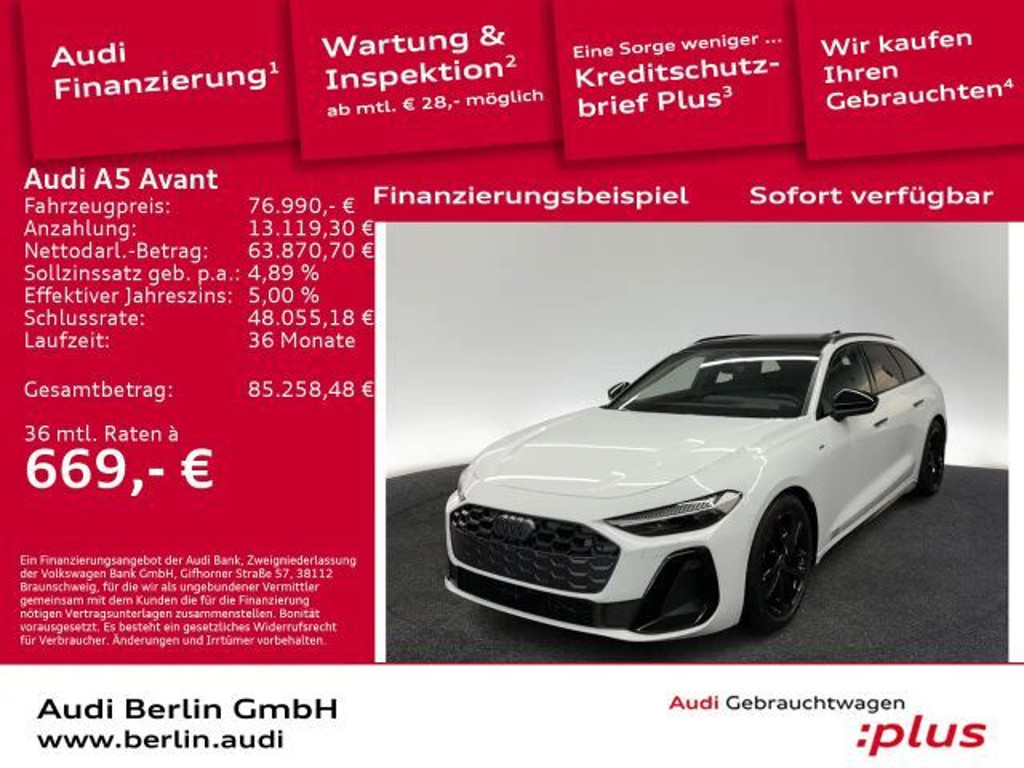 Audi A5 2026 Hybride Benzine