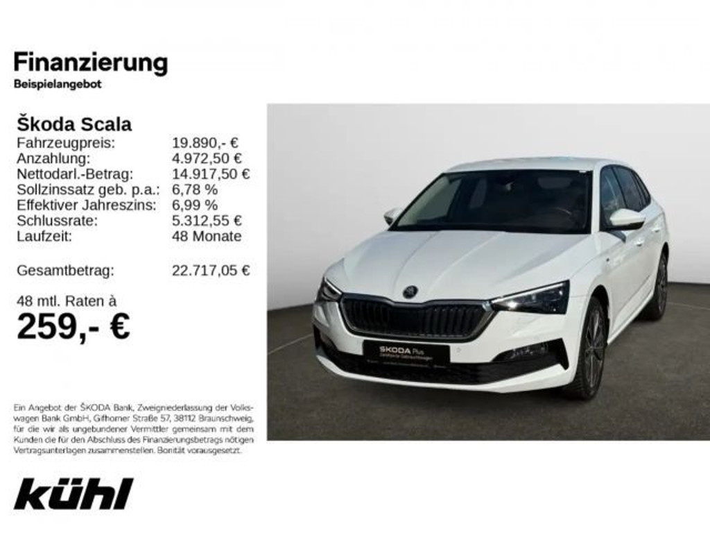Skoda Scala 2022 Benzine