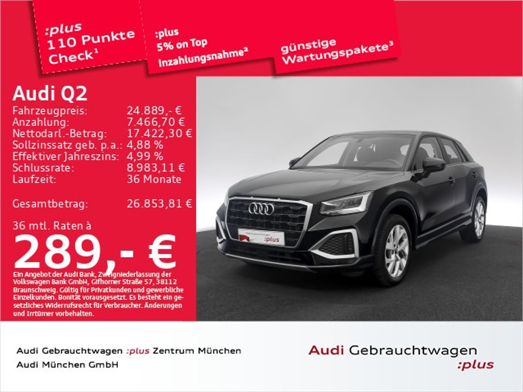 Audi Q2 2023 Benzine