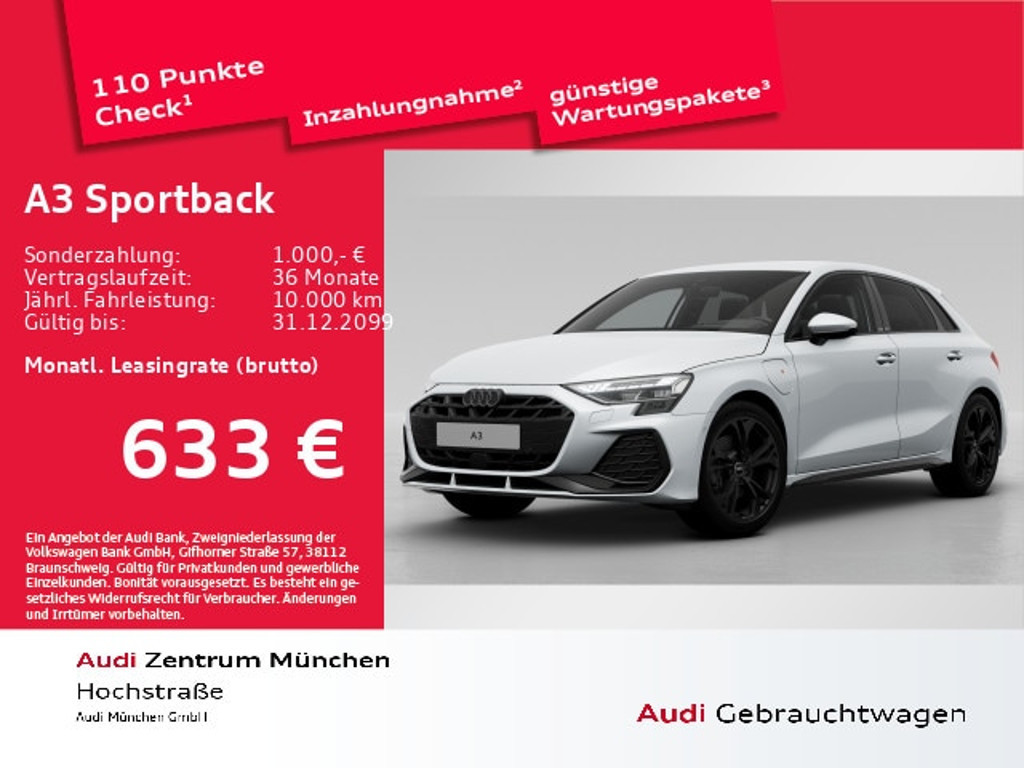 Audi A3 2026 Hybride Benzine
