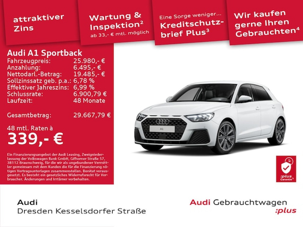 Audi A1 2025 Benzine