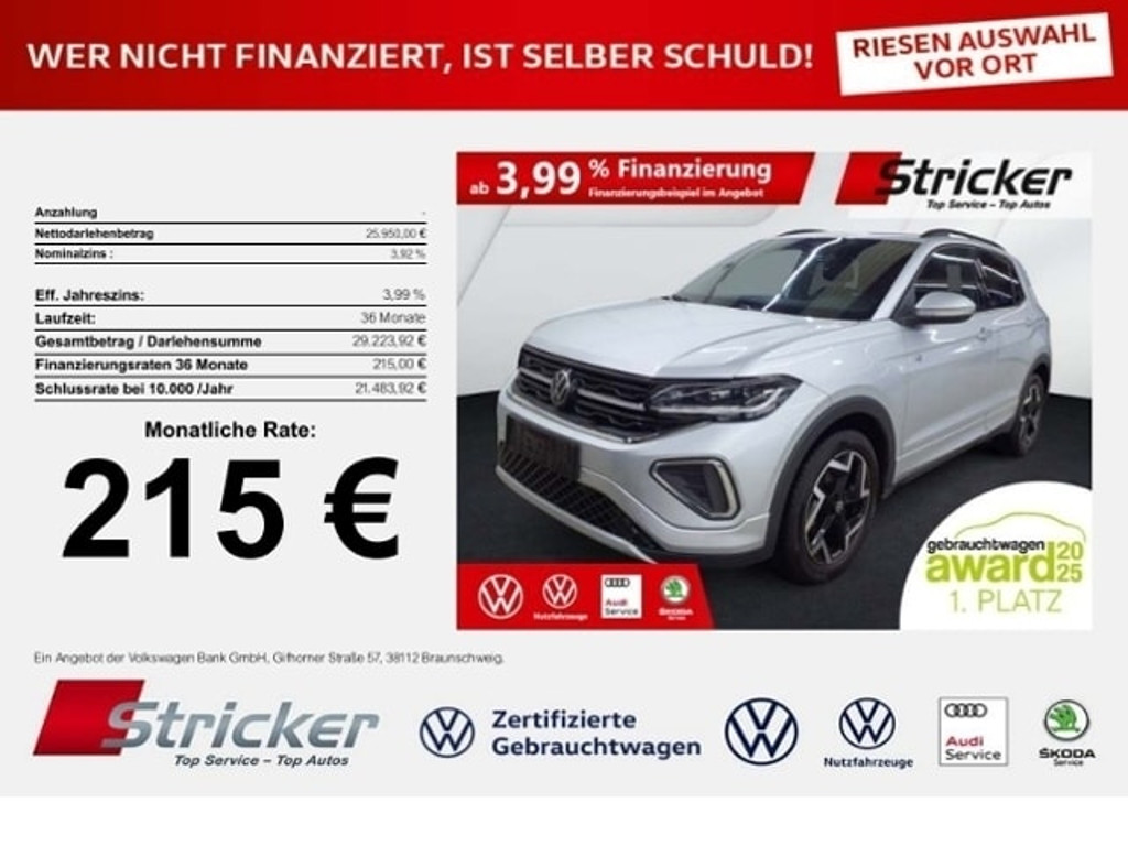 Volkswagen T-Cross 2025 Benzine