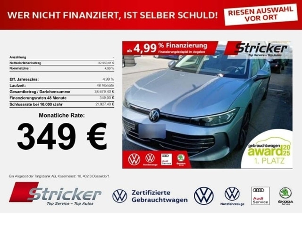 Volkswagen Passat 2024 Hybride Benzine