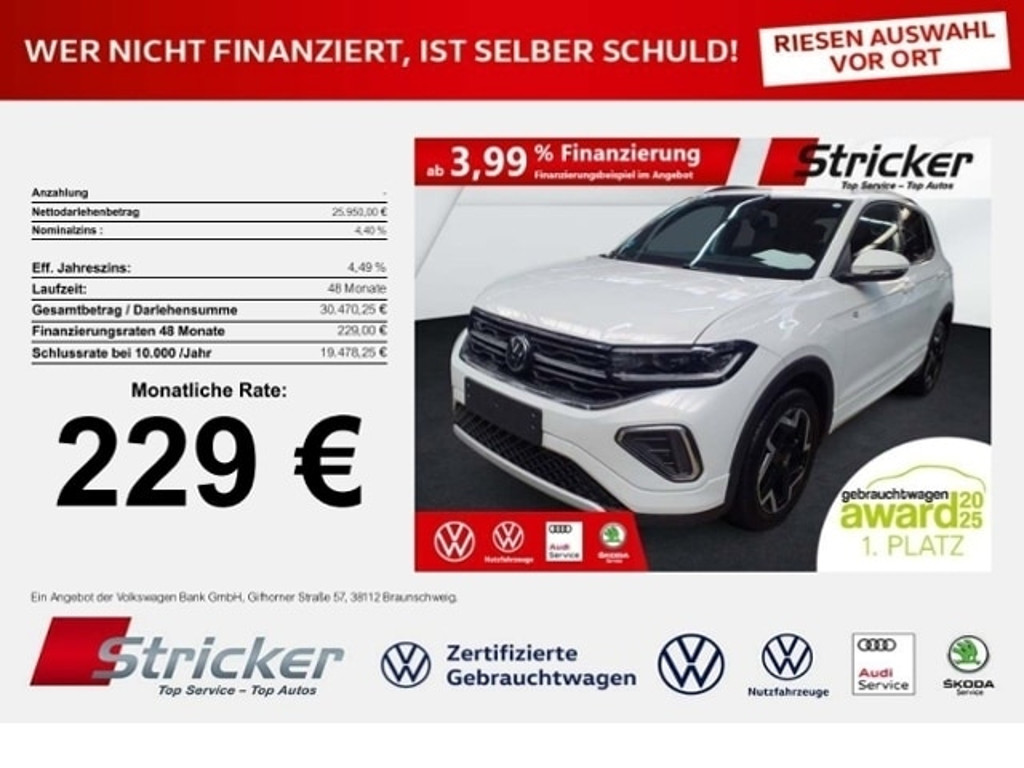 Volkswagen T-Cross 2025 Benzine