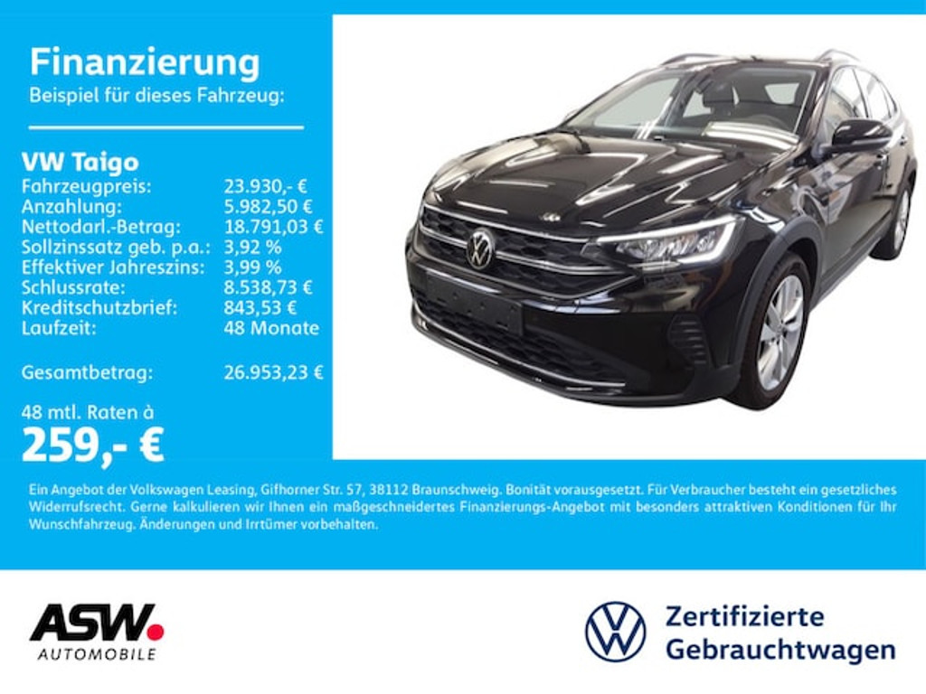 Volkswagen Taigo 2025 Benzine