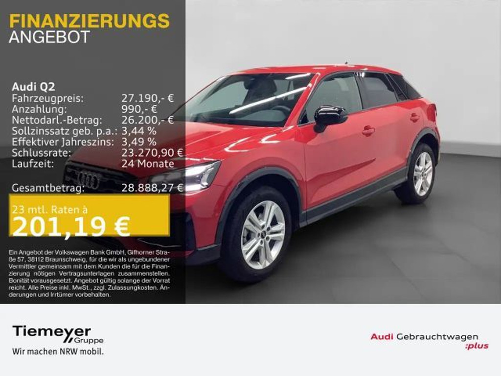 Audi Q2 2025 Benzine