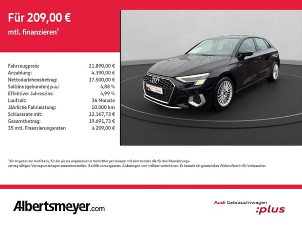 Audi A3 2021 Benzine