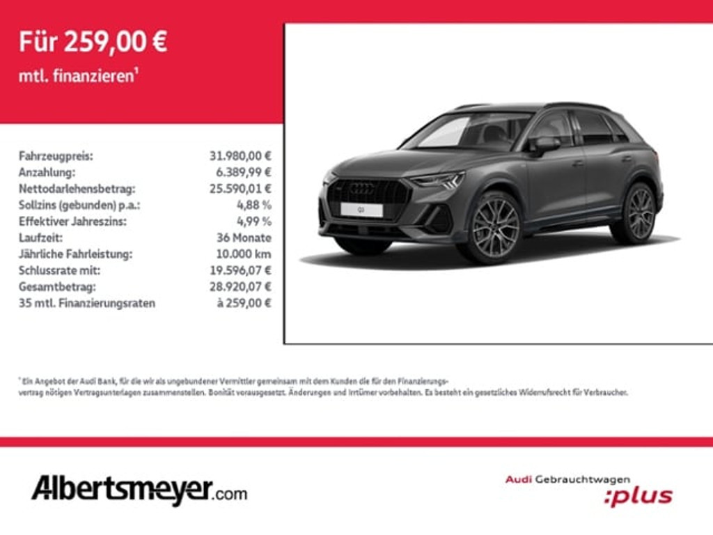 Audi Q3 2021 Benzine