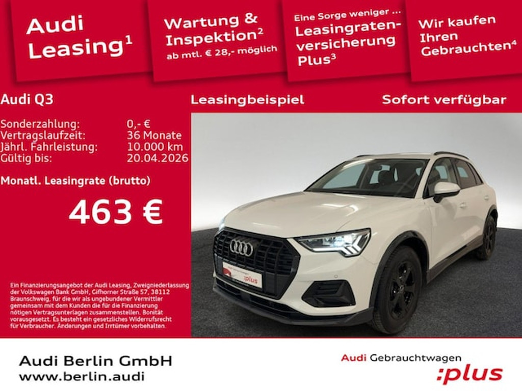 Audi Q3 2025 Benzine