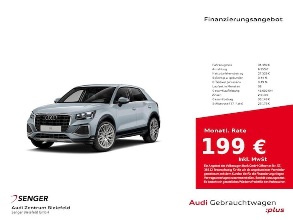 Audi Q2 2025 Benzine