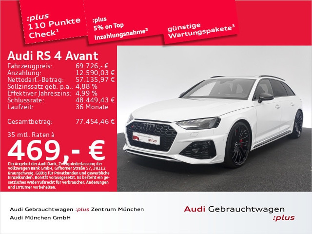 Audi RS4 2022 Benzine