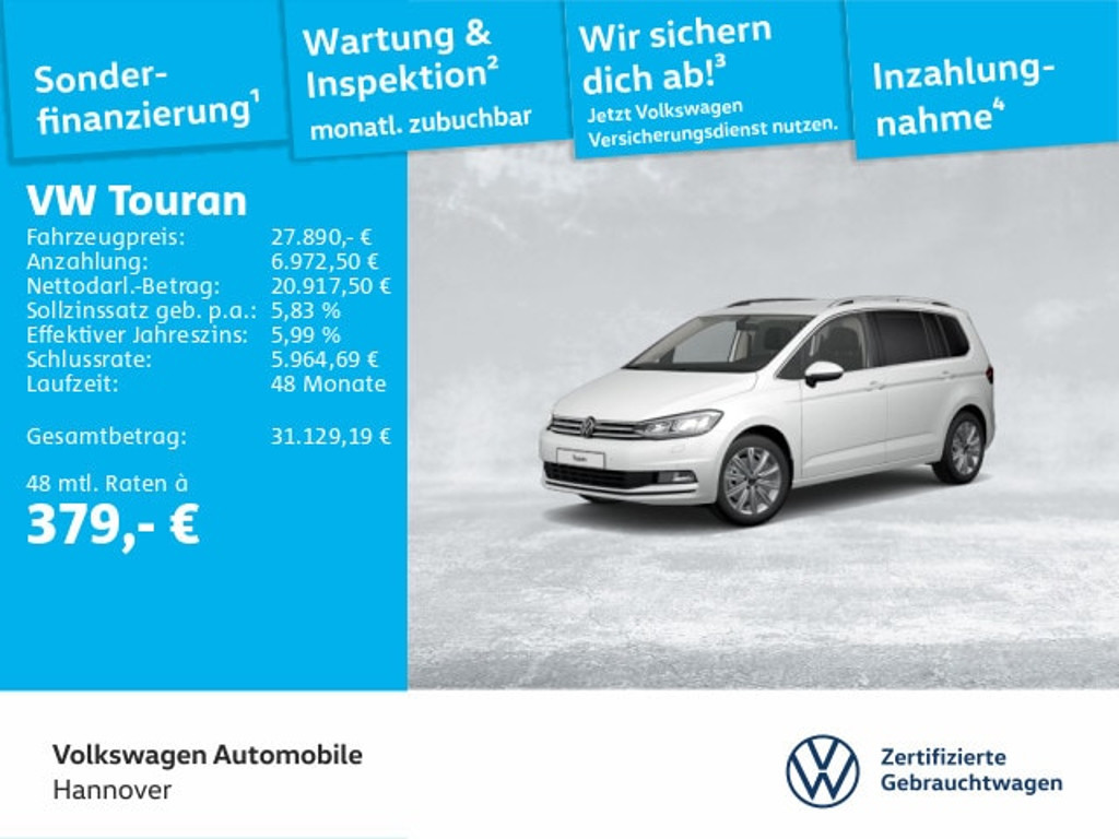 Volkswagen Touran 2022 Benzine