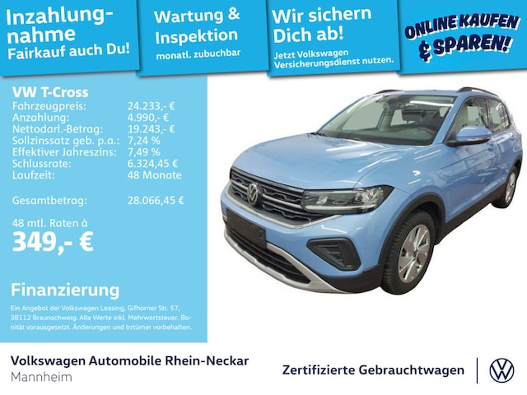 Volkswagen T-Cross 2024 Benzine