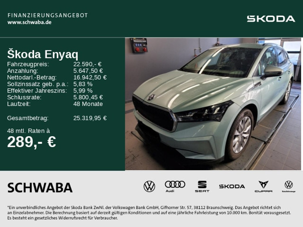 Skoda Enyaq 2023 Elektrisch