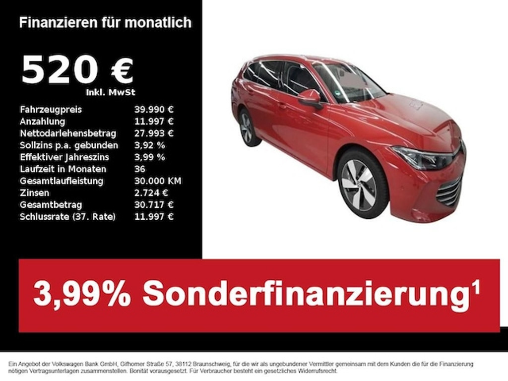 Volkswagen Passat 2025 Hybride Benzine