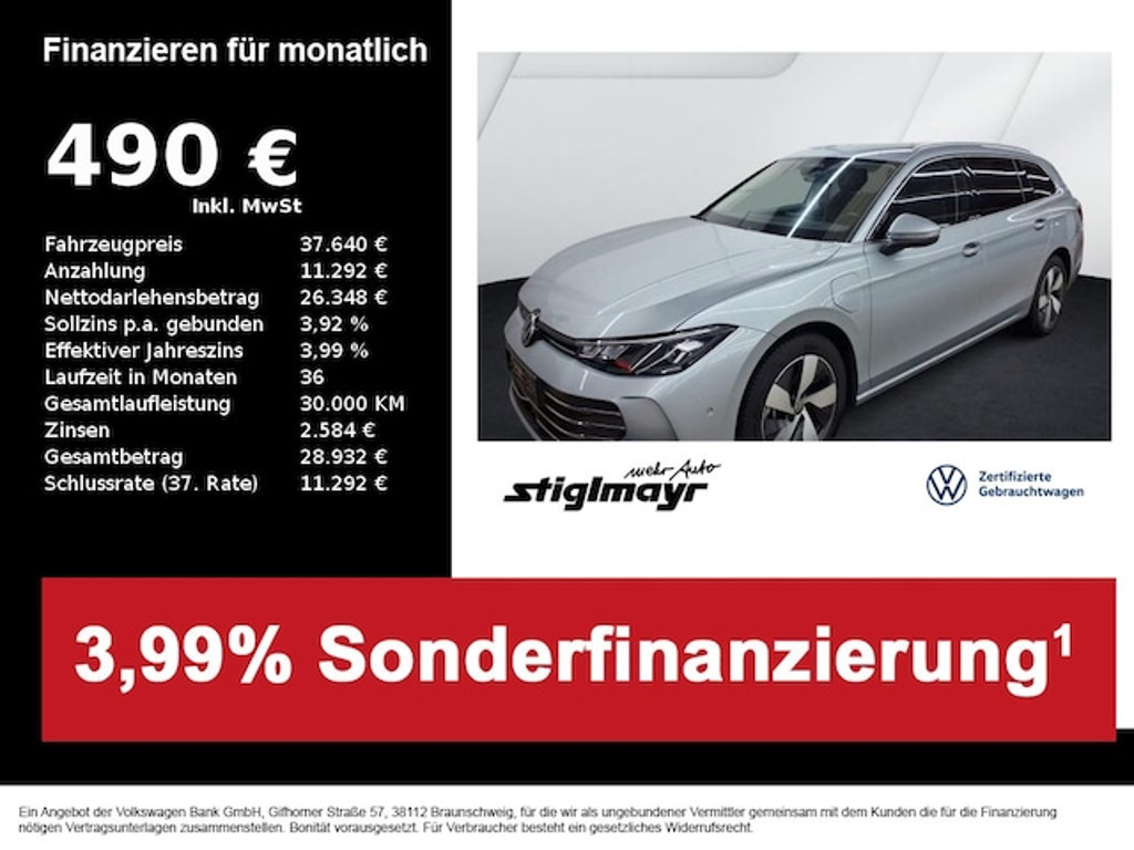 Volkswagen Passat 2025 Hybride Benzine