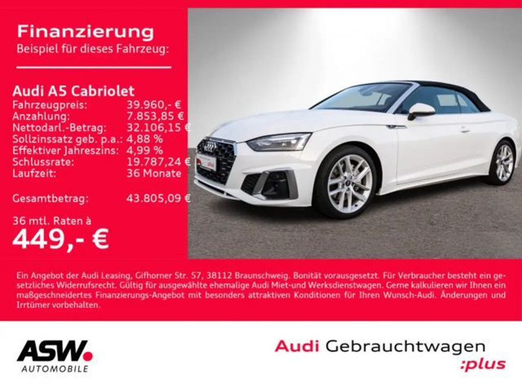 Audi A5 2022 Benzine