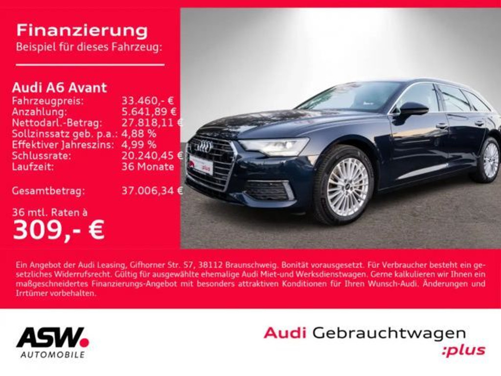 Audi A6 2022 Benzine