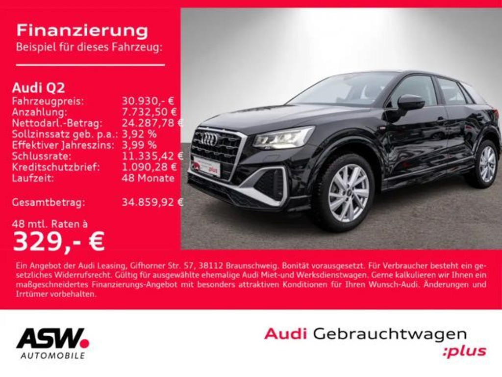 Audi Q2 2025 Benzine