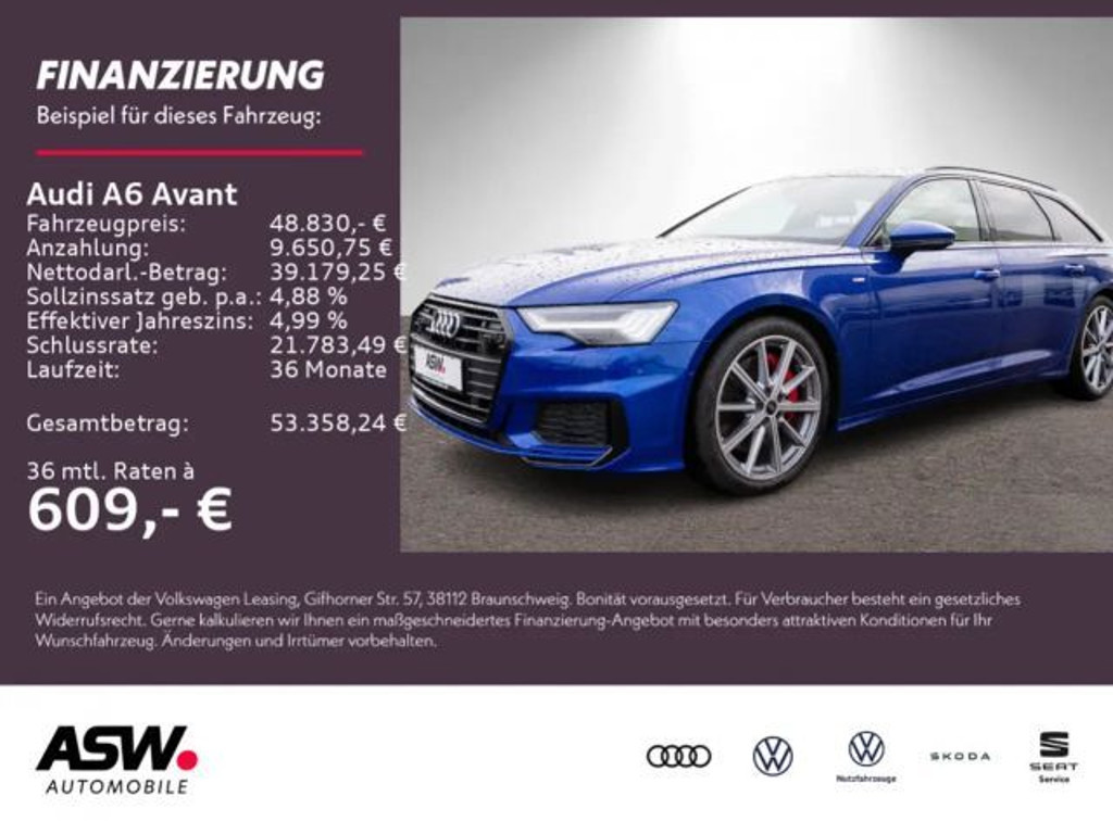 Audi A6 2022 Hybride Benzine