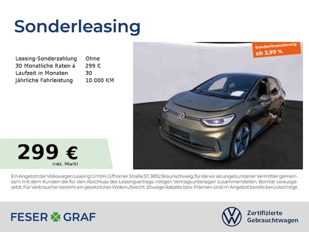 Volkswagen ID.3 2023 Elektrisch