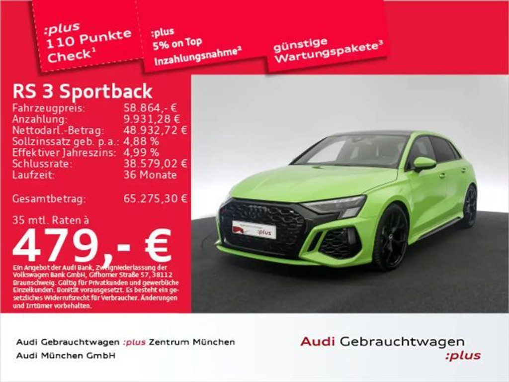 Audi RS3 2023 Benzine