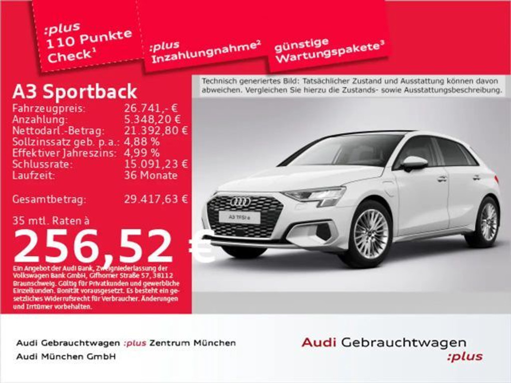 Audi A3 2022 Hybride Benzine