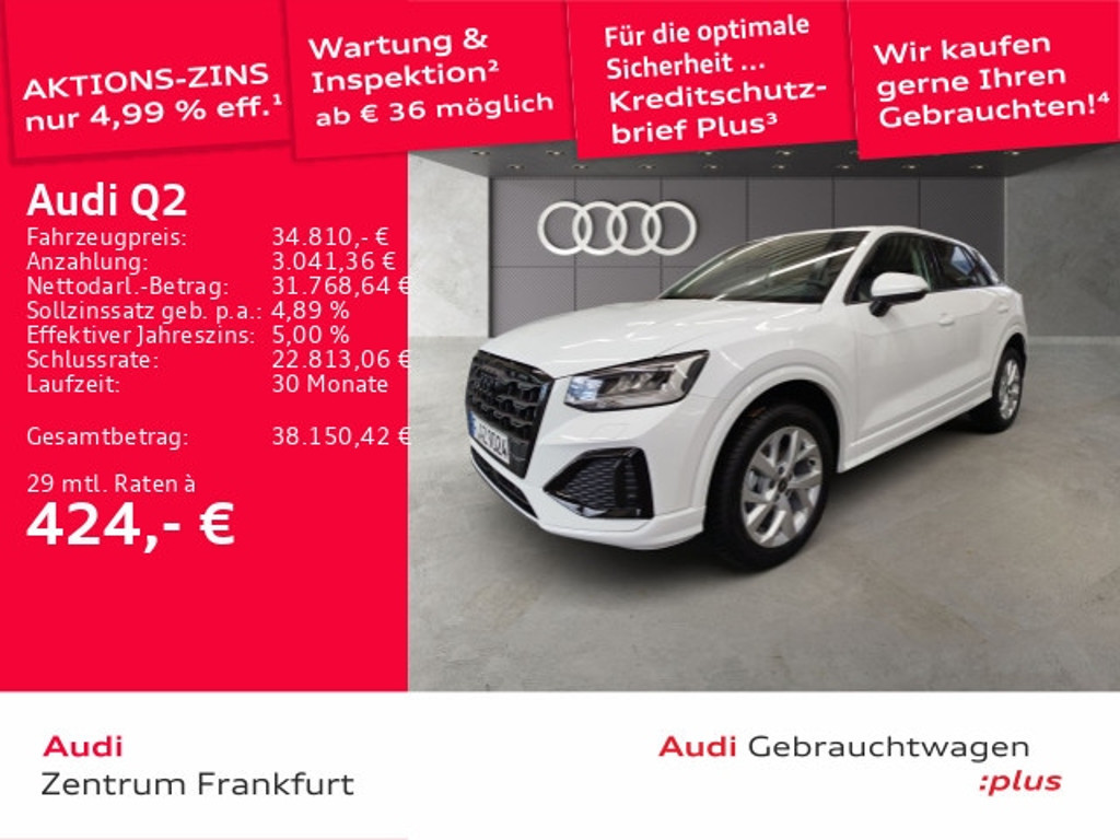 Audi Q2 2026 Benzine