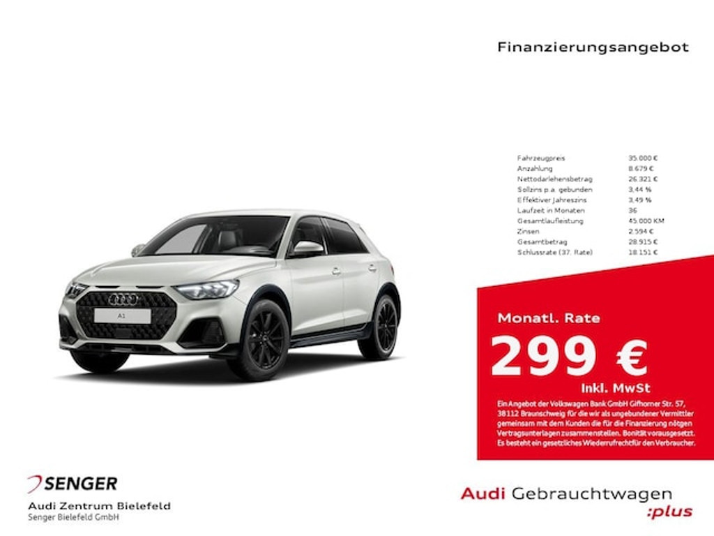 Audi A1 2025 Benzine