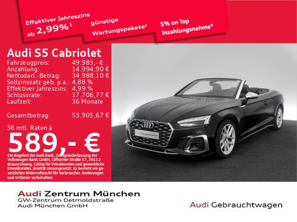 Audi S5 2023 Benzine