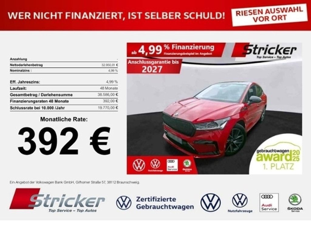 Skoda Enyaq 2023 Elektrisch