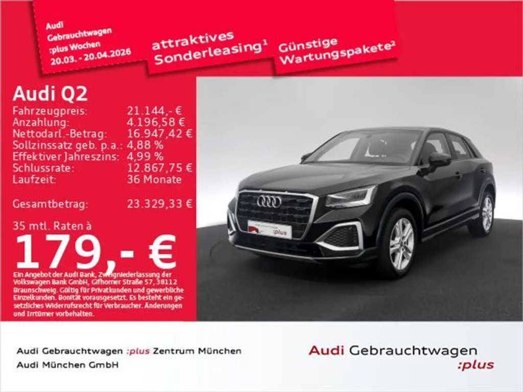 Audi Q2 2023 Benzine