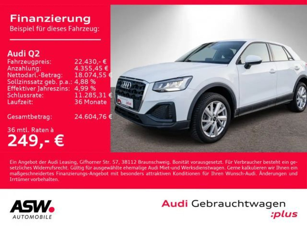 Audi Q2 2023 Benzine