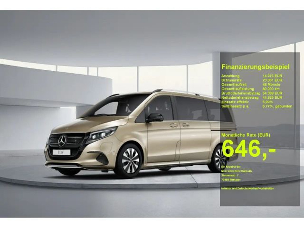 Mercedes-Benz EQV 2024 Elektrisch