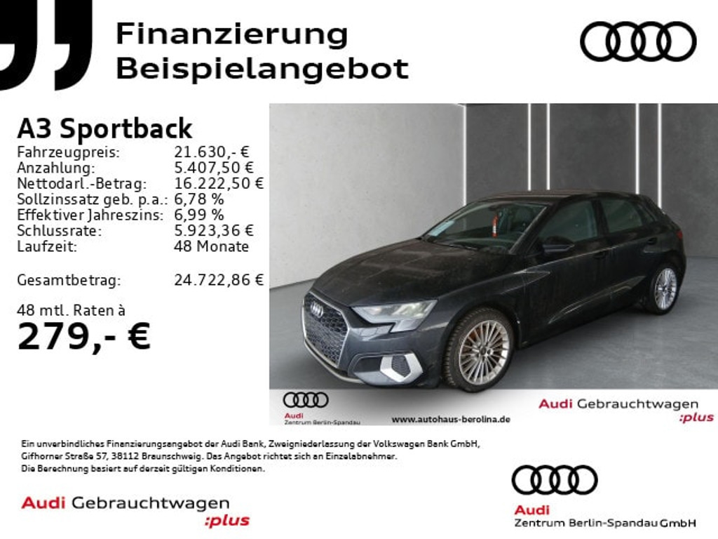 Audi A3 2022 Hybride Benzine