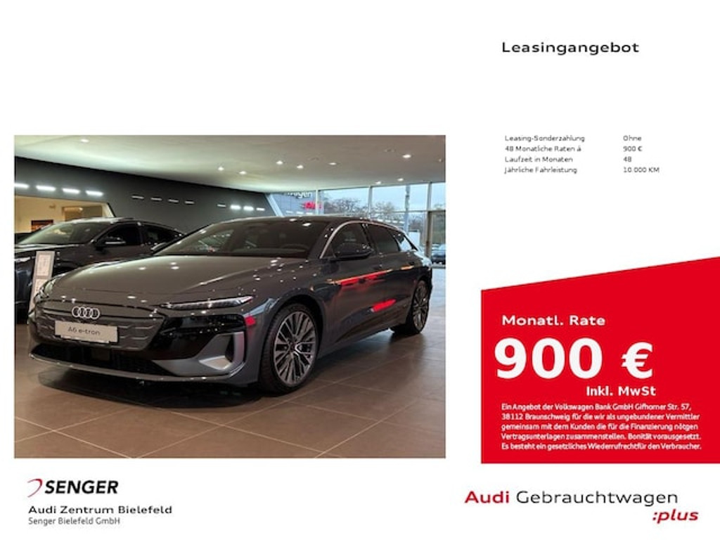 Audi A6 e-tron 2026 Elektrisch