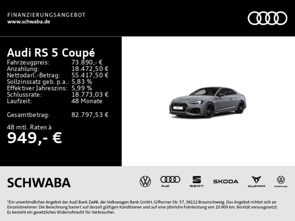 Audi RS5 2023 Benzine