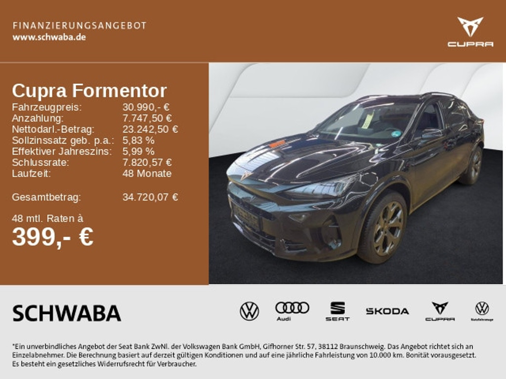 Cupra Formentor 2025 Benzine