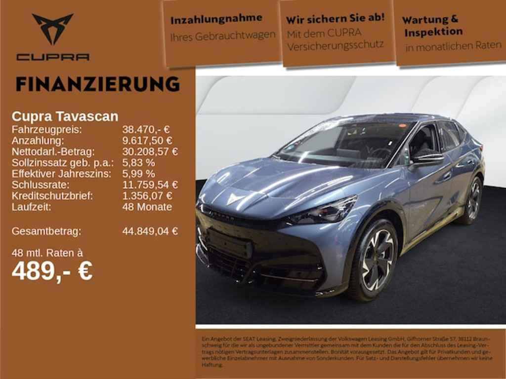 Cupra Tavascan 2025 Elektrisch
