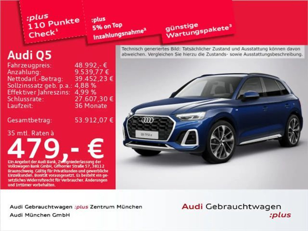 Audi Q5 2022 Hybride Benzine
