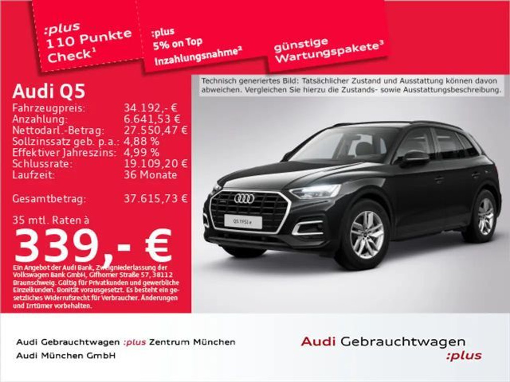 Audi Q5 2022 Hybride Benzine