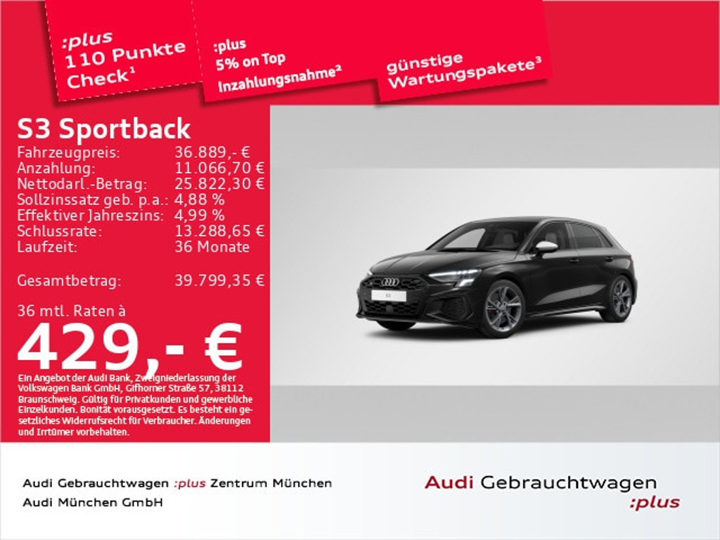 Audi S3 2024 Benzine