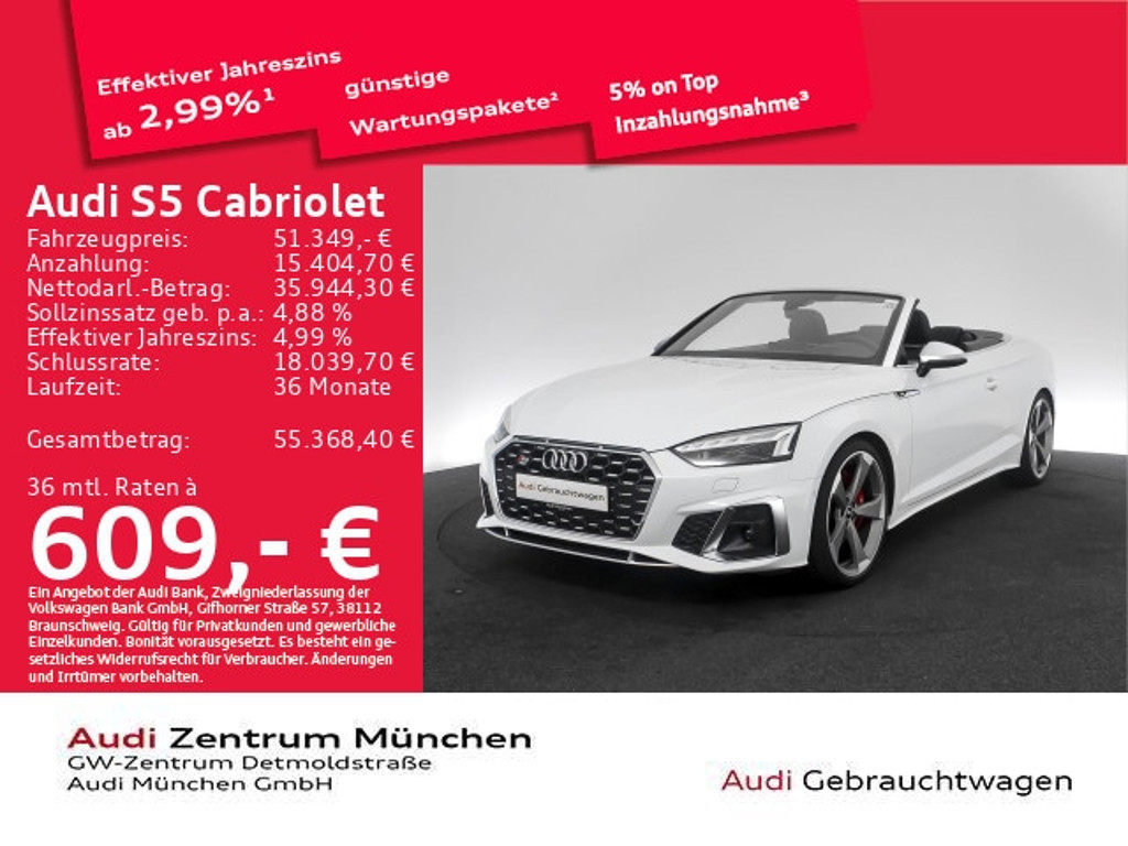 Audi S5 2022 Benzine